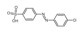 4-(4-chloro-phenylazo)-benzenesulfonic acid结构式