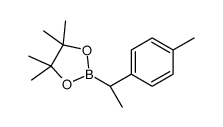 4,4,5,5-tetramethyl-2-[(1R)-1-(4-methylphenyl)ethyl]-1,3,2-dioxaborolane Structure