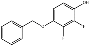 2,3-Difluoro-4-(phenylmethoxy)phenol结构式