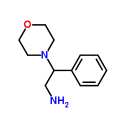 2-吗啉-4-基-2-苯乙胺结构式