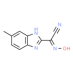 1H-Benzimidazole-2-acetonitrile,alpha-(hydroxyimino)-5-methyl-(9CI) picture