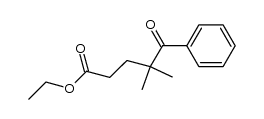 ethyl 4-benzoyl-4-methylvalerate结构式