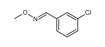 3-Chlorobenzaldehyde O-methyl oxime结构式