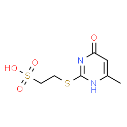 2-[(4-HYDROXY-6-METHYL-2-PYRIMIDINYL)SULFANYL]-1-ETHANESULFONIC ACID picture