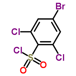 4-Bromo-2,6-dichlorobenzenesulfonyl chloride structure