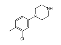 1-(3-chloro-4-methylphenyl)piperazine结构式