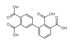 1,1'-Biphenyl-2,3,3',4'-tetracarboxylic acid结构式