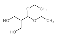 2-(diethoxymethyl)propane-1,3-diol structure