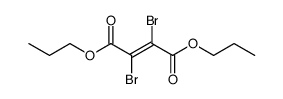 dipropyl (E)-2,3-dibromobut-2-enedioate结构式