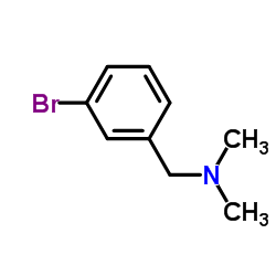 1-(3-Bromophenyl)-N,N-dimethylmethanamine Structure