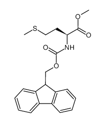 methyl (((9H-fluoren-9-yl)methoxy)carbonyl)-L-methioninate结构式