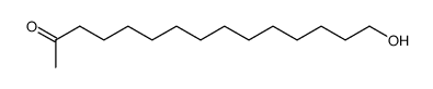 15-hydroxypentadecan-2-one结构式