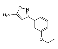 3-(3-乙氧基苯基)-(9ci)-5-异噁唑胺结构式