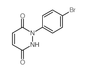 1-(4-bromophenyl)-2H-pyridazine-3,6-dione结构式