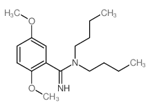 Benzenecarboximidamide,N,N-dibutyl-2,5-dimethoxy-, hydrochloride (1:1) picture