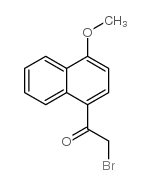 Ethanone,2-bromo-1-(4-methoxy-1-naphthalenyl)-结构式