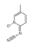 2-azido-5-methyl-1-oxidopyridin-1-ium结构式