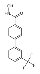 [1,1'-Biphenyl]-4-carboxamide, N-hydroxy-3'-(trifluoromethyl)- Structure