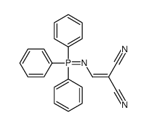 2-[[(triphenyl-λ5-phosphanylidene)amino]methylidene]propanedinitrile Structure