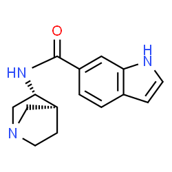 1H-Indole-6-carboxamide,N-(1R,3R,4S)-1-azabicyclo[2.2.1]hept-3-yl-(9CI)结构式