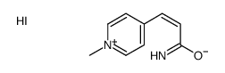 3-(1-methylpyridin-1-ium-4-yl)prop-2-enamide,iodide Structure