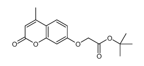 tert-butyl 2-(4-methyl-2-oxochromen-7-yl)oxyacetate Structure