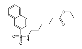 ethyl 6-(naphthalen-2-ylsulfonylamino)hexanoate Structure