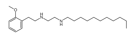 N'-[2-(2-methoxyphenyl)ethyl]-N-undecylethane-1,2-diamine Structure