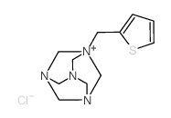 3,5,7-Triaza-1-azoniaadamantane (8CI), 1-(2-thienyl)-, chloride picture