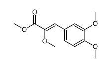 α,3,4-trimethoxy-trans()-cinnamic acid methyl ester Structure