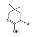 3-chloro-5,5-dimethylpiperidin-2-one结构式