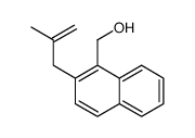 [2-(2-methylprop-2-enyl)naphthalen-1-yl]methanol结构式