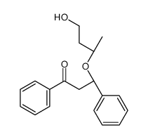 3-[(2S)-4-hydroxybutan-2-yl]oxy-1,3-diphenylpropan-1-one Structure