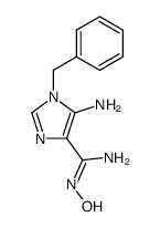 5-amino-1-benzyl-N-hydroxy-1H-imidazole-4-carboximidic acid amide Structure