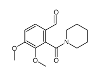 3,4-dimethoxy-2-(piperidine-1-carbonyl)benzaldehyde Structure