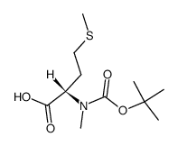 Boc-N-Me-Met-OH结构式