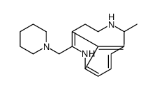 3,4,5,6-Tetrahydro-6-methyl-2-piperidinomethyl-1H-azepino[5,4,3-cd]indole structure