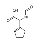 2-(cyclopent-1-en-1-yl)-2-formamidoacetic acid Structure