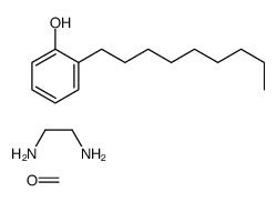 ethane-1,2-diamine,formaldehyde,2-nonylphenol Structure