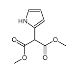 dimethyl 2-(1H-pyrrol-2-yl)propanedioate结构式