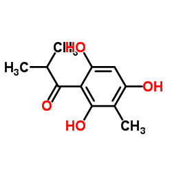 2-Methyl-4-isobutyrylphloroglucinol structure