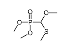 dimethoxyphosphoryl-methoxy-methylsulfanylmethane结构式