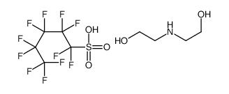 bis(2-hydroxyethyl)ammonium 1,1,2,2,3,3,4,4,5,5,5-undecafluoropentane-1-sulphonate Structure