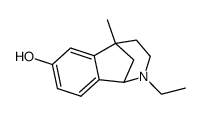 1,5-Methano-1H-2-benzazepin-7-ol,2-ethyl-2,3,4,5-tetrahydro-5-methyl-(9CI)结构式