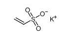 potassium vinyl sulfonate Structure