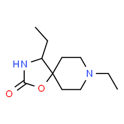 1-Oxa-3,8-diazaspiro[4.5]decan-2-one,4,8-diethyl-(9CI) structure