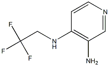 N4-(2,2,2-trifluoroethyl)pyridine-3,4-diamine structure