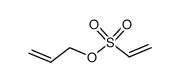 Ethenesulfonic acid, 2-propenyl ester Structure