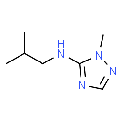 1H-1,2,4-Triazol-5-amine,1-methyl-N-(2-methylpropyl)-(9CI)结构式