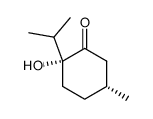 (1R,4R)-(-)-4-hydroxy-p-menth-3-one Structure